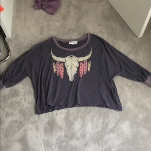 purple wildfox sweatshirt